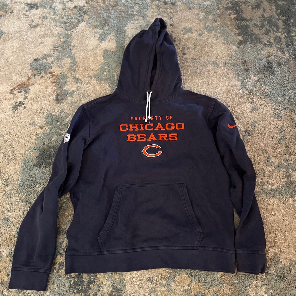 Nike Chicago Bears Hoodie Size Large